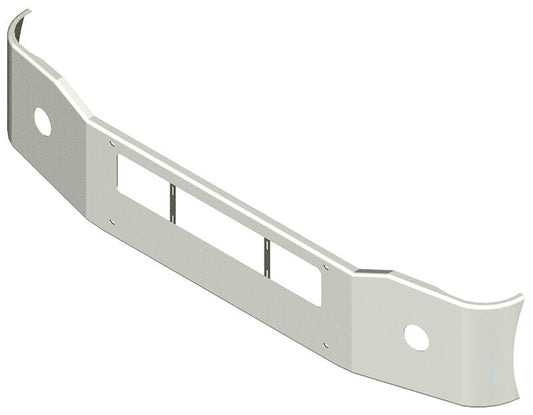 BUMPER FOR FREIGHTLINER CORONADO 2002-2009 WITH ROUND FOG LIGHT HOLES & VENT HOLES