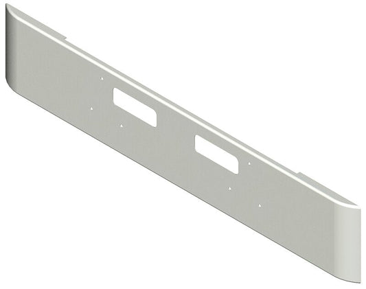 BUMPER FOR GMC GENERAL 1977-1987 18" SQUARE ROLLED END CHROME WITH VENT HOLES