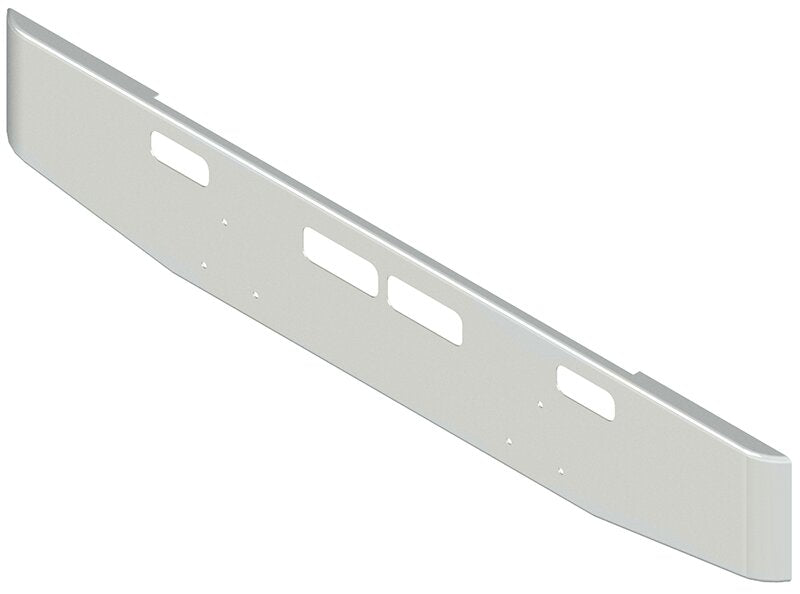 BUMPER FOR GMC ASTRO 1982-1987 16" TAPER ROLLED END CHROME WITH TOW HOLE & VENT HOLES