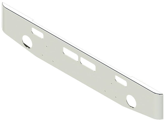 BUMPER FOR GMC ASTRO 1982-1987 16" TAPER ROLLED END CHROME WITH TOW HOLE & ROUND FOG LIGHT HOLES & VENT HOLES