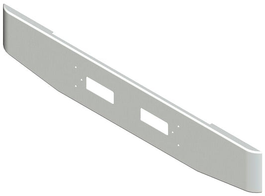 BUMPER FOR CHEVY & GMC TOPKICK, KODIAK 1989-1990 16" TAPER ROLLED END CHROME WITH VENT HOLES