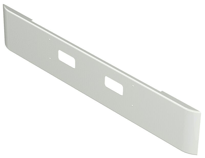 BUMPER FOR CHEVY & GMC TOPKICK, KODIAK 1990-2003 18" SQUARE ROLLED END CHROME WITH VENT HOLES