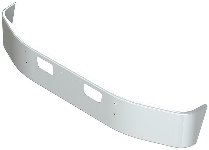 BUMPER FOR GMC C6500, C7500 2004-2009 12" TO 14" SETBACK AXLE CHROME WITH VENT HOLES