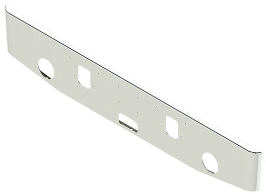 BUMPER FOR IHC 4200, 4300 1977-1990 16" TAPER ROLLED END CHROME AND LICENSE PLATE HOLES