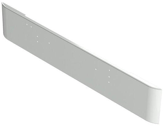 BUMPER FOR IHC 9300, 9370 CONVENTIONAL, 9670 CABOVER 1983-1996 18" SQUARE ROLLED END CHROME WITH MOUNTING HOLES ONLY