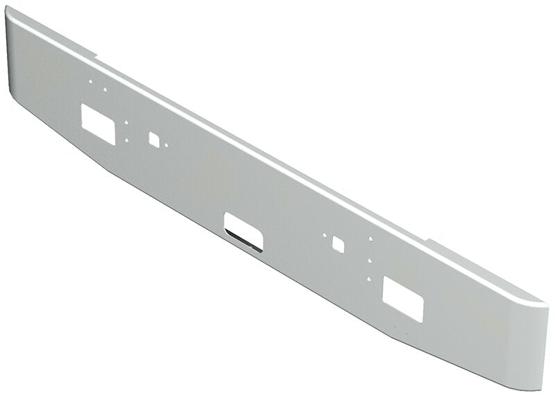 BUMPER FOR IHC 9300, 9370 CONVENTIONAL, 9670 CABOVER 1983-1996 16" TAPER ROLLED END CHROME