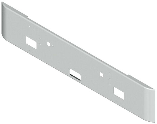 BUMPER FOR IHC 9300, 9370 CONVENTIONAL, 9670 CABOVER 1983-1996 18" SQUARE ROLLED END CHROME