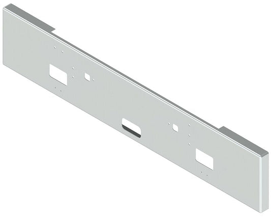 BUMPER FOR IHC 9300, 9370 CONVENTIONAL, 9670 CABOVER 1983-1996 18" BOXED END CHROME