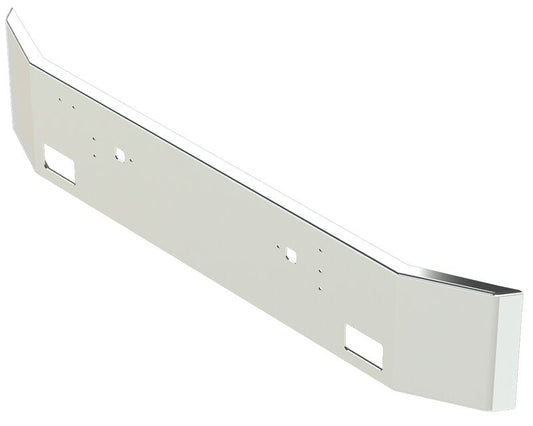 BUMPER FOR IHC 9300 SERIES SETBACK AXLE 1983-1996 18" SQUARE HAND FORM CHROME