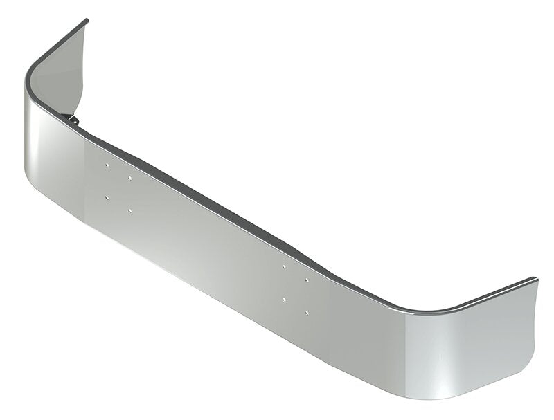 BUMPER FOR IHC 9100, 9200, 9400 SETBACK AXLE 1997-2007 16" SETBACK AXLE CHROME WITH MOUNTING HOLES ONLY