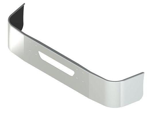 BUMPER FOR IHC 9100, 9200, 9400 SETBACK AXLE 1997-2007 18" SETBACK AXLE CHROME WITH VENT HOLES
