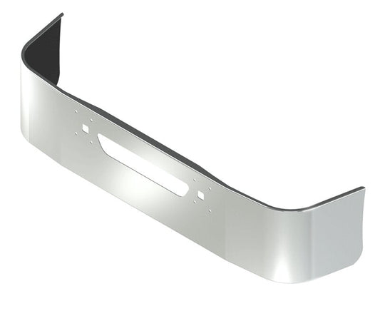 BUMPER FOR IHC 9100, 9200, 9400 SETBACK AXLE 1997-2007 20" SETBACK AXLE STAINLESS STEEL WITH TOW HOLE & VENT HOLES