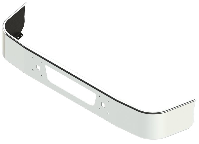 BUMPER FOR IHC 9100, 9200, 9400 SETBACK AXLE 1997-2007 12" TO 14" SETBACK AXLE CHROME