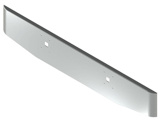 BUMPER FOR IHC 9900 2000-2022 16" TAPER ROLLED END CHROME WITH TOW HOLE