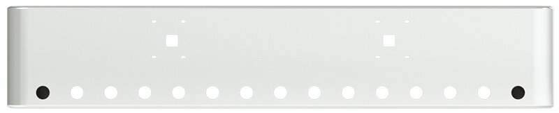 BUMPER FOR IHC 9900 2000-2022 WITH TOW HOLE AND 15 HOLES FOR 2" LIGHTS, LICENSE PLATE HOLES
