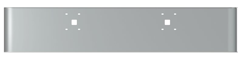 BUMPER FOR IHC 9900 2000-2022 18" SQUARE ROLLED END CHROME WITH TOW HOLE
