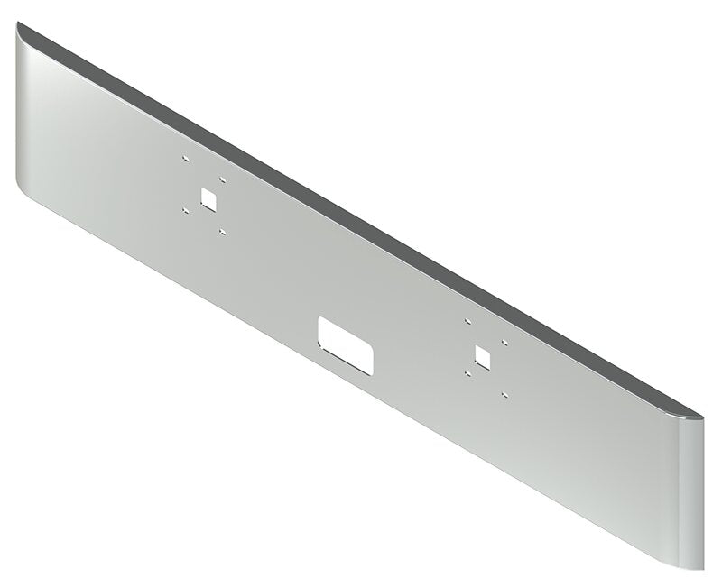 BUMPER FOR IHC 9900 2000-2022 18" SQUARE ROLLED END CHROME