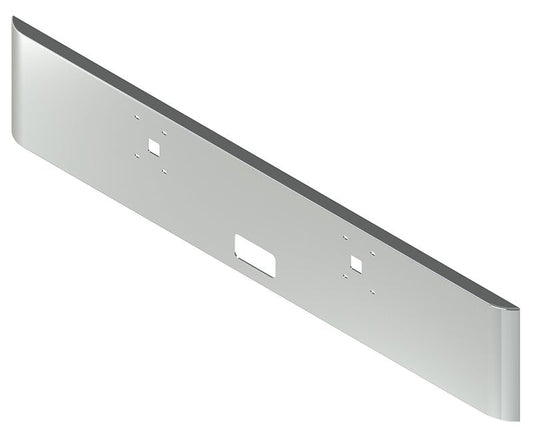 BUMPER FOR IHC 9900 2000-2022 18" SQUARE ROLLED END CHROME