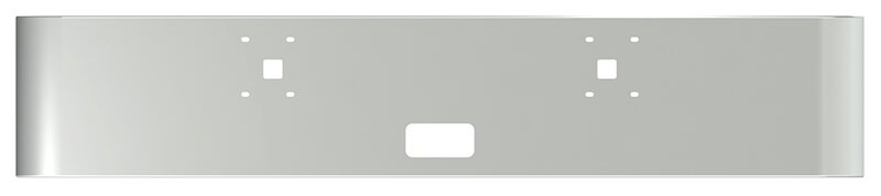BUMPER FOR IHC 9900 2000-2022 18" SQUARE ROLLED END CHROME
