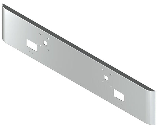 BUMPER FOR IHC 9900 2000-2022 18" SQUARE ROLLED END CHROME