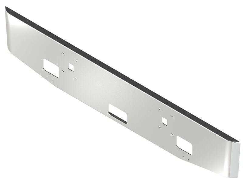 BUMPER FOR IHC 9900 2000-2022 16" TAPER ROLLED END CHROME