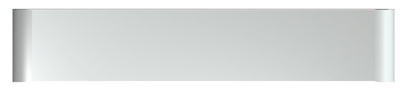 BUMPER FOR IHC 9900 2000-2022 18" SQUARE ROLLED END STAINLESS STEEL WITH NO MOUNTING HOLES AND WITH UNIVERSAL BRACKETS THAT FIT CB, CQ, FD, FE ,HA, HC, GO