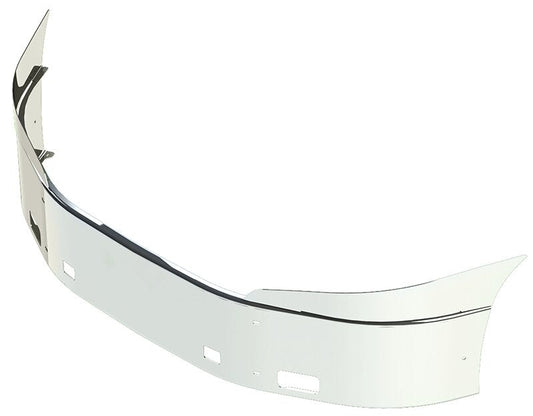 BUMPER FOR IHC PROSTAR 2008-2017 16" SETBACK AXLE WITH TOP EXTENSIONS CHROME