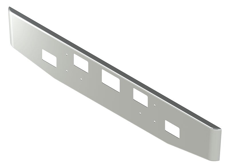 BUMPER FOR IHC 5900 SET FORWARD AXLE 2001-2011 16" TAPER ROLLED END CHROME