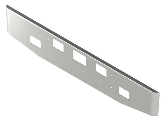 BUMPER FOR IHC 5900 SET FORWARD AXLE 2001-2011 16" TAPER ROLLED END CHROME