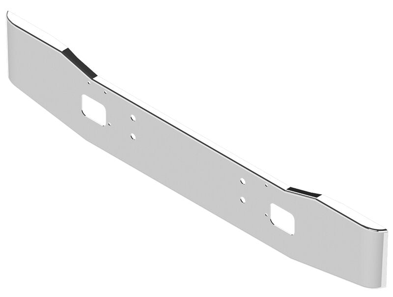 BUMPER FOR KENWORTH K100C CABOVER 1967-1983 16" GULLWING CHROME WITH STEP HOLES