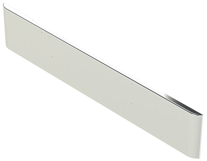 BUMPER FOR KENWORTH K100E 1984-1999 18" SQUARE ROLLED END CHROME WITH MOUNTING HOLES ONLY