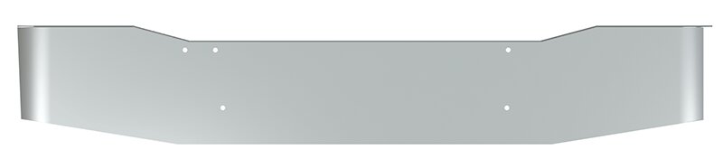 BUMPER FOR KENWORTH K100E 1984-1999 16" GULLWING CHROME WITH MOUNTING HOLES ONLY