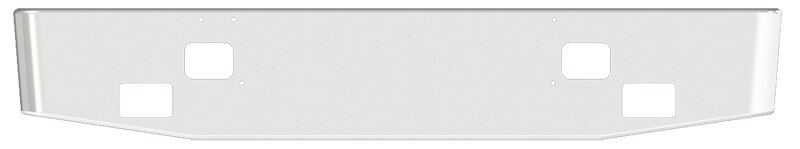 BUMPER FOR KENWORTH K100E 1984-1999 16" TAPER ROLLED END CHROME