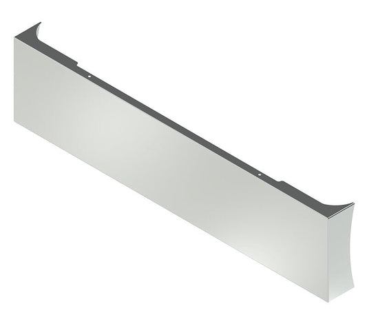 BUMPER FOR KENWORTH K100E 1984-1999 22" AMERICAN EAGLE BOXED END WITH 8" EARS CHROME WITH NO MOUNTING HOLES AND WITH UNIVERSAL BRACKETS THAT FIT CB, CQ, FD, FE ,HA, HC, GO