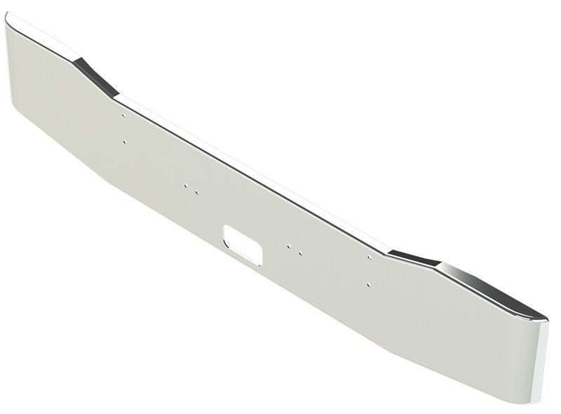 BUMPER FOR KENWORTH W900A 1967-1981 16" GULLWING CHROME WITH CENTER STEP HOLE