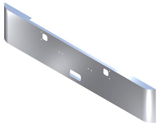 BUMPER FOR KENWORTH W900A 1967-1981 18" SQUARE ROLLED END CHROME