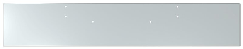 BUMPER FOR KENWORTH W900B 1982-2010 & W900L 1982-2022 18" BOXED END CHROME WITH MOUNTING HOLES ONLY