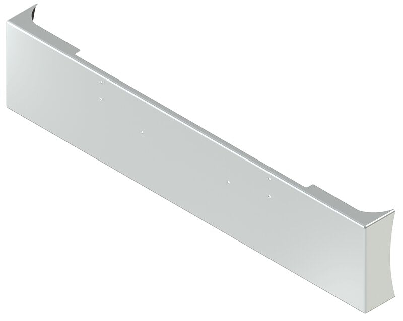 BUMPER FOR KENWORTH W900B 1982-2010 & W900L 1982-2022 20" AMERICAN EAGLE BOXED END WITH 8" EARS CHROME WITH MOUNTING HOLES ONLY