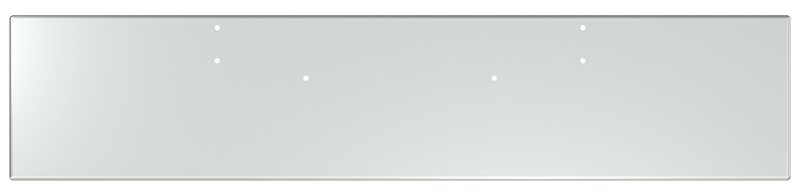 BUMPER FOR KENWORTH W900B 1982-2010 & W900L 1982-2022 20" AMERICAN EAGLE BOXED END WITH 8" EARS CHROME WITH MOUNTING HOLES ONLY