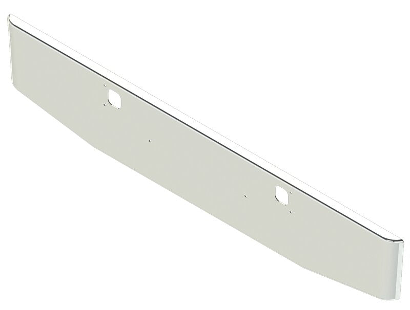 BUMPER FOR KENWORTH W900B 1982-2010 & W900L 1982-2022 16" TAPER ROLLED END CHROME WITH TOW HOLE