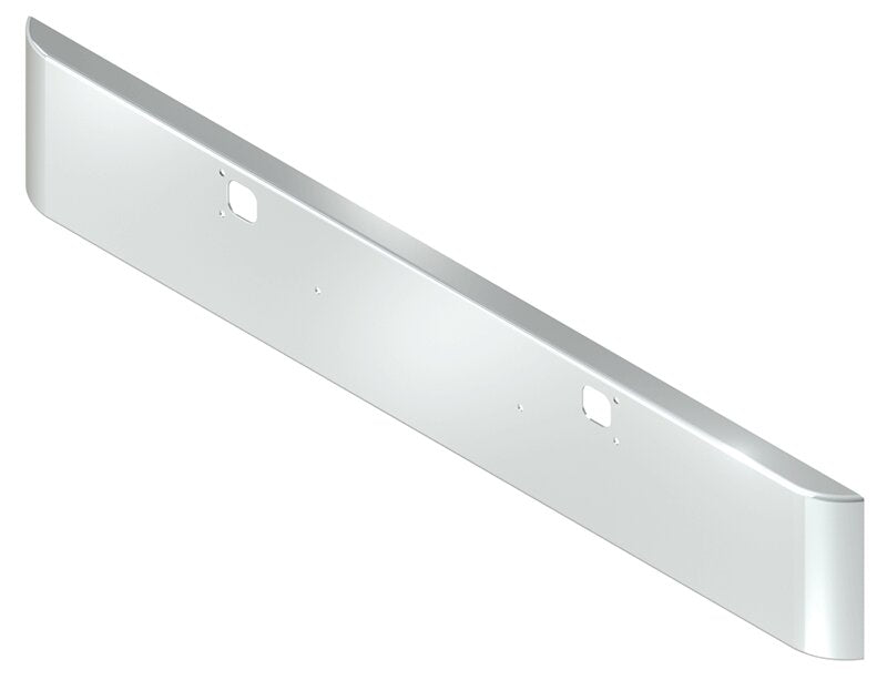 BUMPER FOR KENWORTH W900B 1982-2010 & W900L 1982-2022 16" SQUARE HAND FORM CHROME WITH TOW HOLE