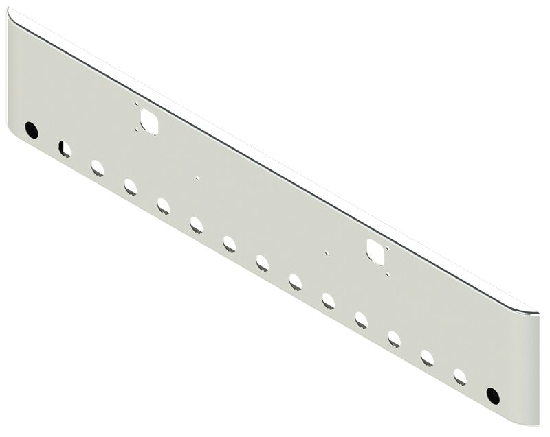 BUMPER FOR KENWORTH W900B 1982-2010 & W900L 1982-2022 WITH TOW HOLE AND 15 HOLES FOR 2" LIGHTS