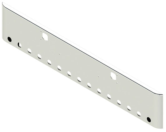 BUMPER FOR KENWORTH W900B 1982-2010 & W900L 1982-2022 WITH TOW HOLE AND 15 HOLES FOR 2" LIGHTS
