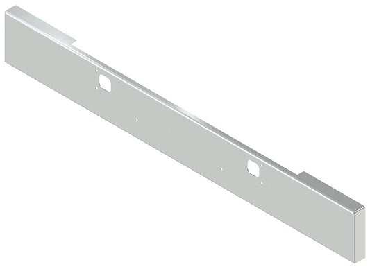 BUMPER FOR KENWORTH W900B 1982-2010 & W900L 1982-2022 12" BOXED END CHROME WITH TOW HOLE