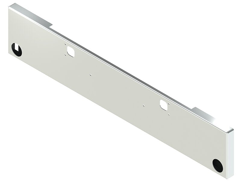 BUMPER FOR KENWORTH W900B 1982-2010 & W900L 1982-2022 18" BOXED END CHROME WITH TOW HOLE AND 2 HOLES FOR 4" LIGHTS