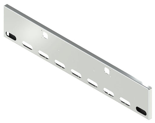 BUMPER FOR KENWORTH W900B 1982-2010 & W900L 1982-2022 18" BOXED END STAINLESS STEEL WITH TOW HOLE AND 9 OVAL HOLES