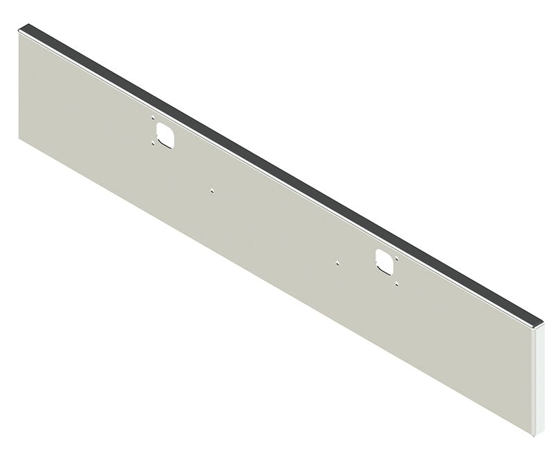 BUMPER FOR KENWORTH W900B 1982-2010 & W900L 1982-2022 18" BOXED END STAINLESS STEEL WITH TOW HOLE