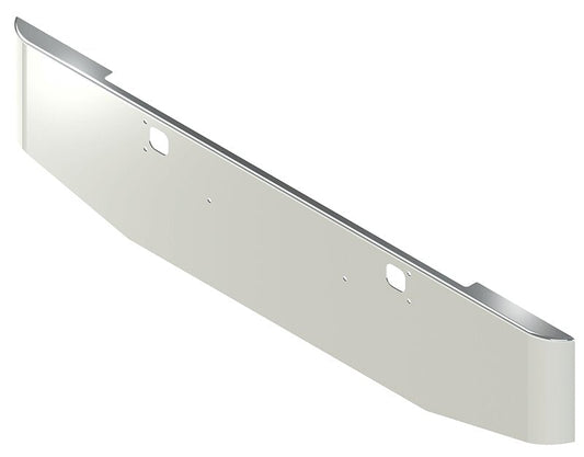 BUMPER FOR KENWORTH W900B 1982-2010 & W900L 1982-2022 20" TAPER HAND FORM CHROME WITH TOW HOLE