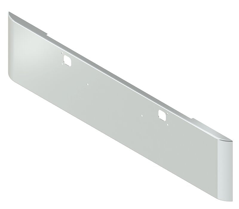 BUMPER FOR KENWORTH W900B 1982-2010 & W900L 1982-2022 22" SQUARE ROLLED END CHROME WITH TOW HOLE