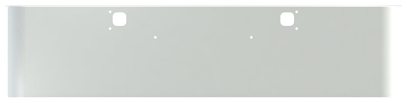 BUMPER FOR KENWORTH W900B 1982-2010 & W900L 1982-2022 22" SQUARE ROLLED END CHROME WITH TOW HOLE